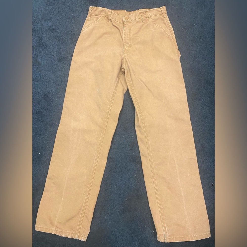 CARHARTT FR Flame Resistant Carpenter Pants Men’s 34x32 Brown Jeans